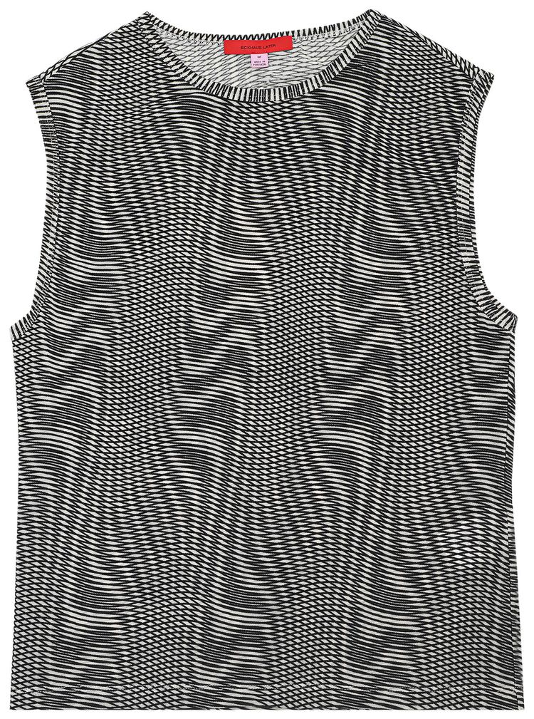 Eckhaus Latta Burnout Muscle Tank Optic Warp