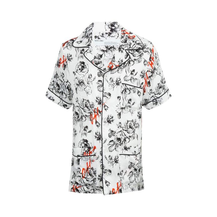 Off White x The Webster Floral Pajama Shirt All Over Print