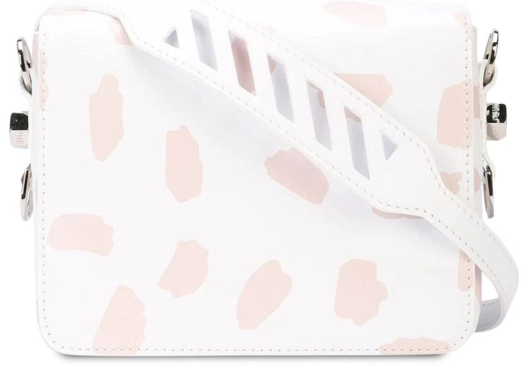 Off White x The Webster Abstract Flap Bag WhitePink