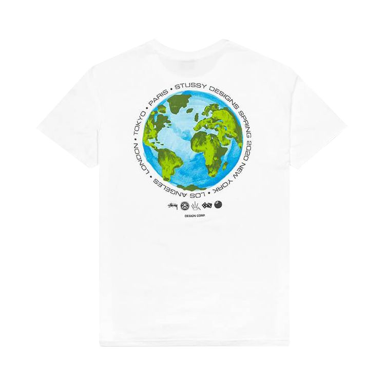 Stussy Global Design Corporate Tee White