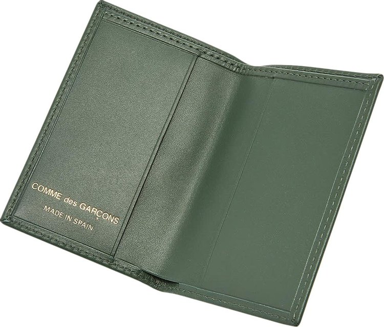 Comme des Garcons Wallet Bottle Classic Bifold Card Holder Bottle Green