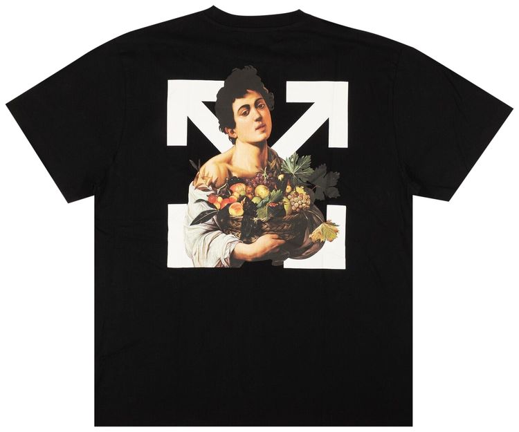 Off White Caravaggio Boy Over Tee BlackWhite