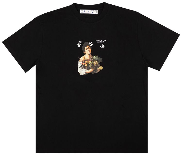 Off White Caravaggio Boy Over Tee BlackWhite