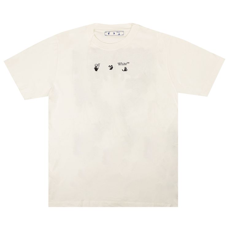 Off White Black Marker Short Sleeve T Shirt WhiteBlack