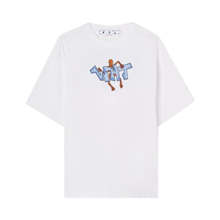 Off White Logo Print T Shirt White Multicolor