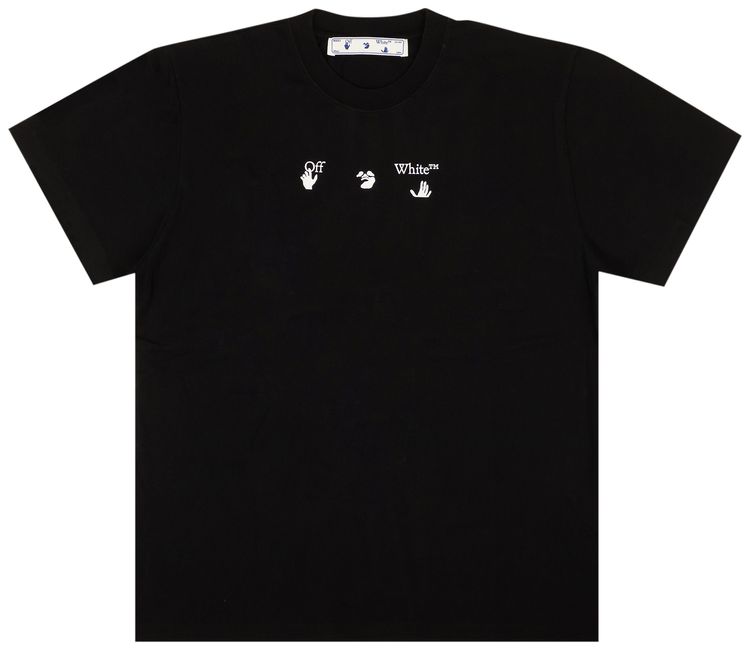 Off White Marker Over T Shirt Black