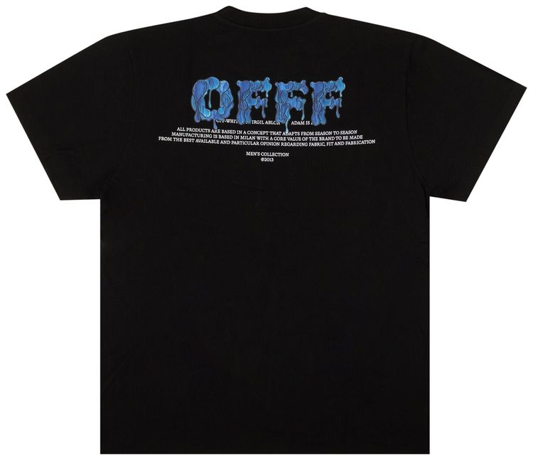 Off White Marker Over T Shirt Black