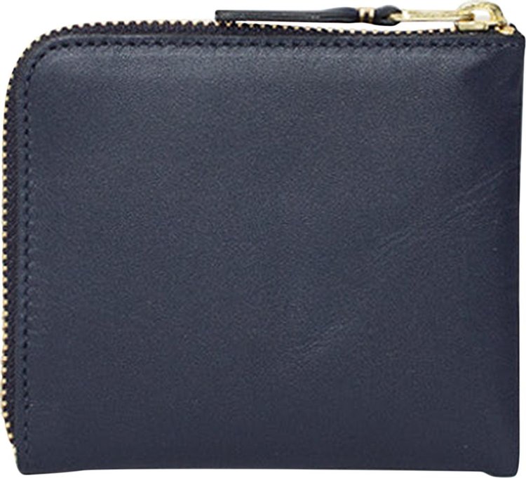 Comme des Garçons Wallet Classic Leather Zip Wallet 'Navy'