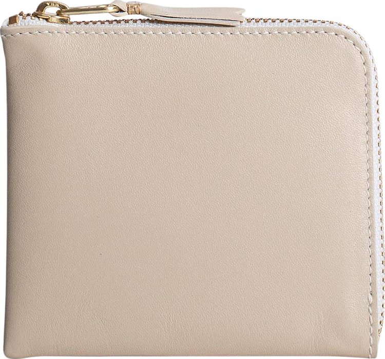 Comme des Garçons Wallet Classic Leather Zip Wallet 'Off White'