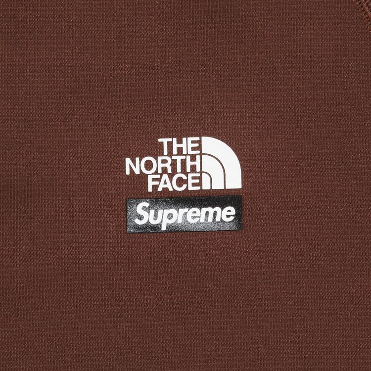 Supreme x The North Face Base Layer Long Sleeve Top Brown