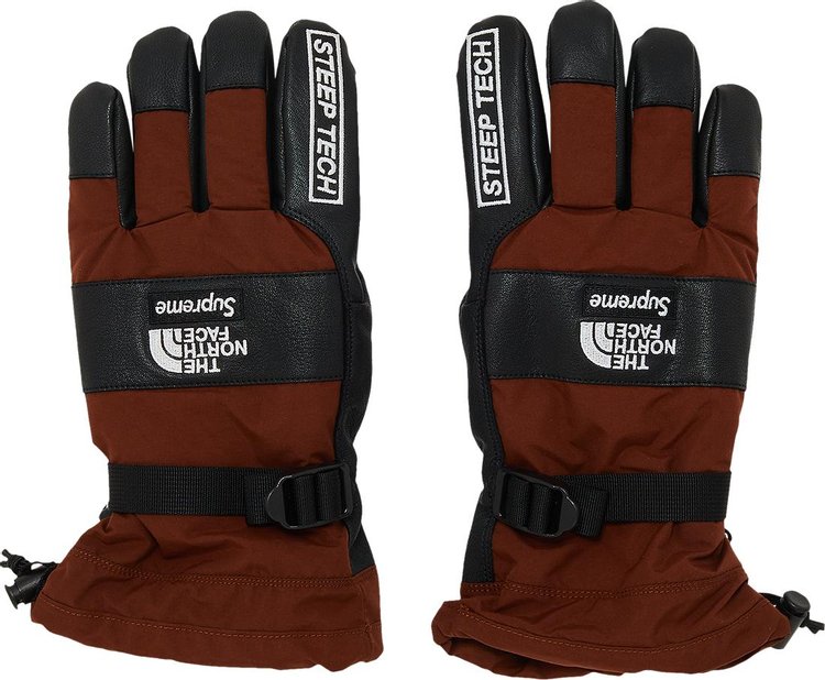 Supreme x The North Face Steep Tech Gloves 'Brown'