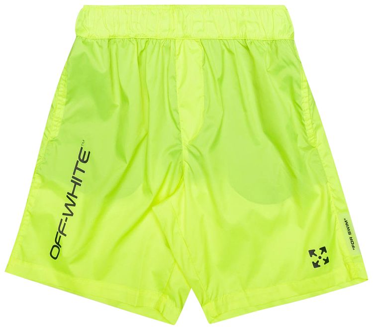 Off White Swim Bermuda Fluoresecent Yellow
