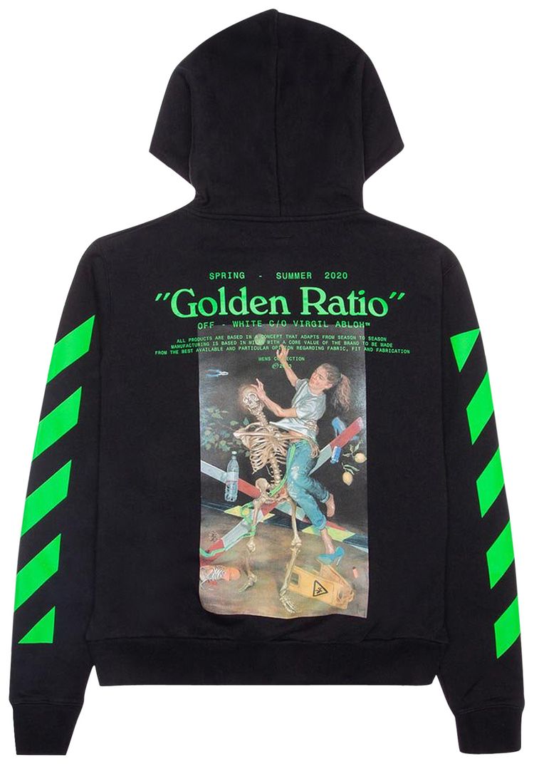 Off White Pascal Painting Over Hood BlackMulticolor