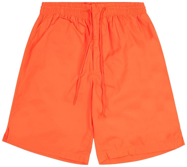 Y 3 Logo Swim Shorts Solar Orange