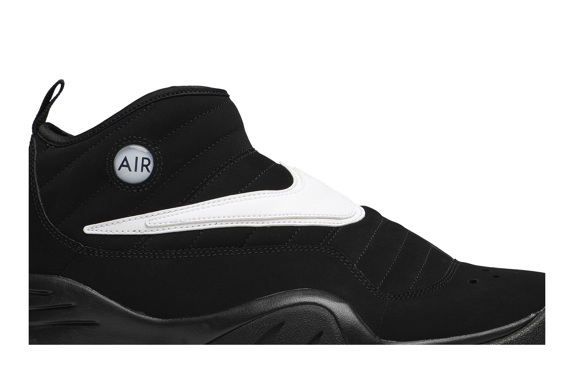 靴 Nike Air Shake Ndestrukt Black White Sol Nike Air Shake Ndestrukt 'Black & White'. Nike SNKRS