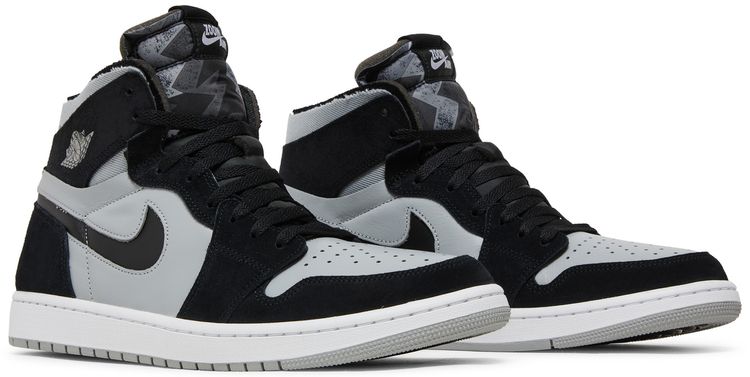 Air Jordan 1 Zoom CMFT Black Light Smoke Grey