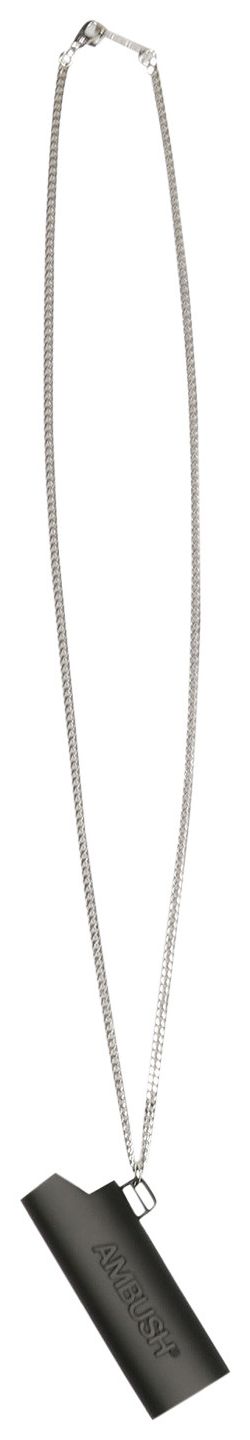 Ambush Logo Lighter Case Necklace Black