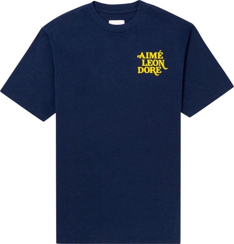 Aimé Leon Dore 70s Graphic T-Shirt 'Maritime Blue'
