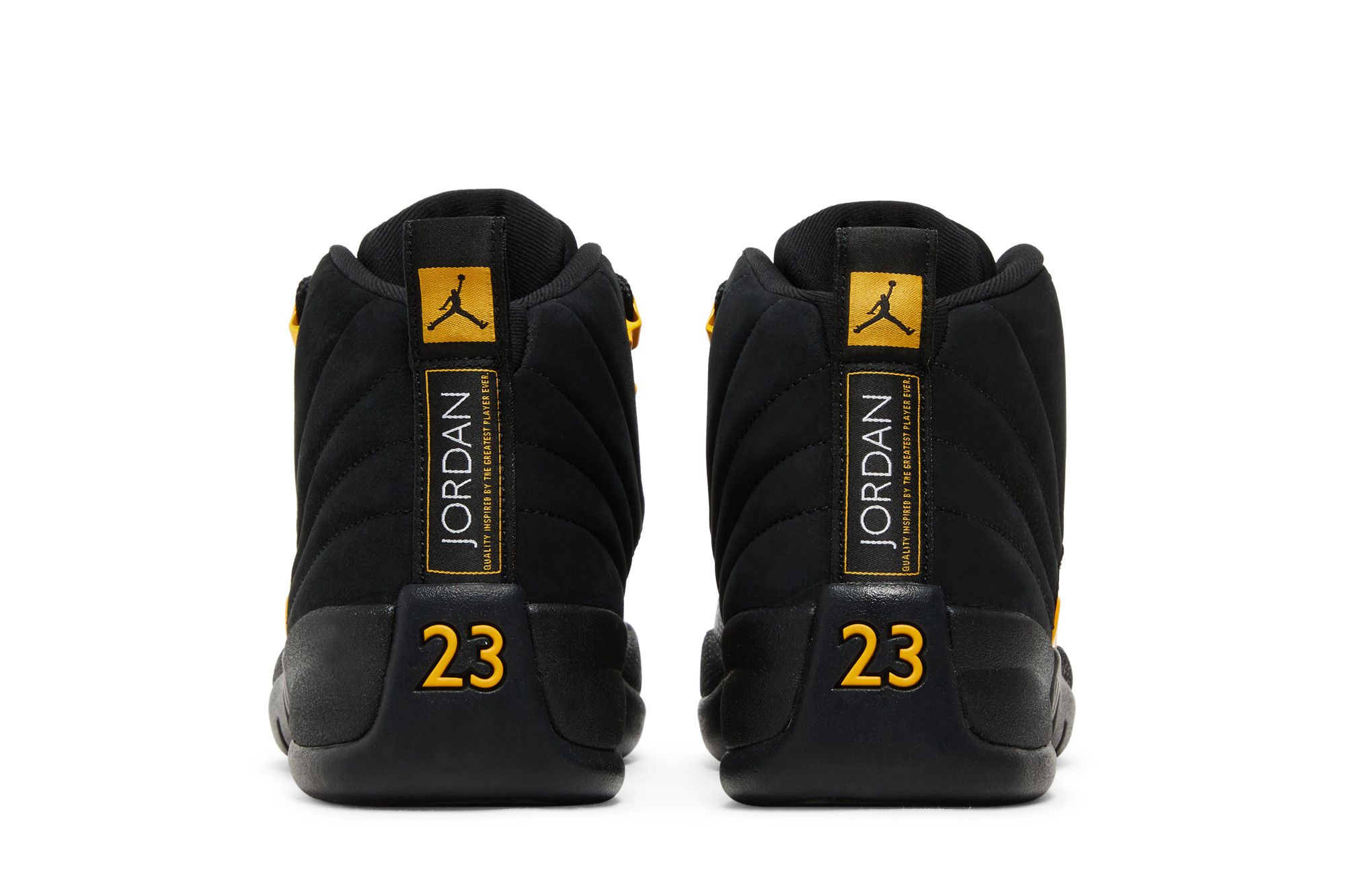 Yellow and black retro 12 on sale