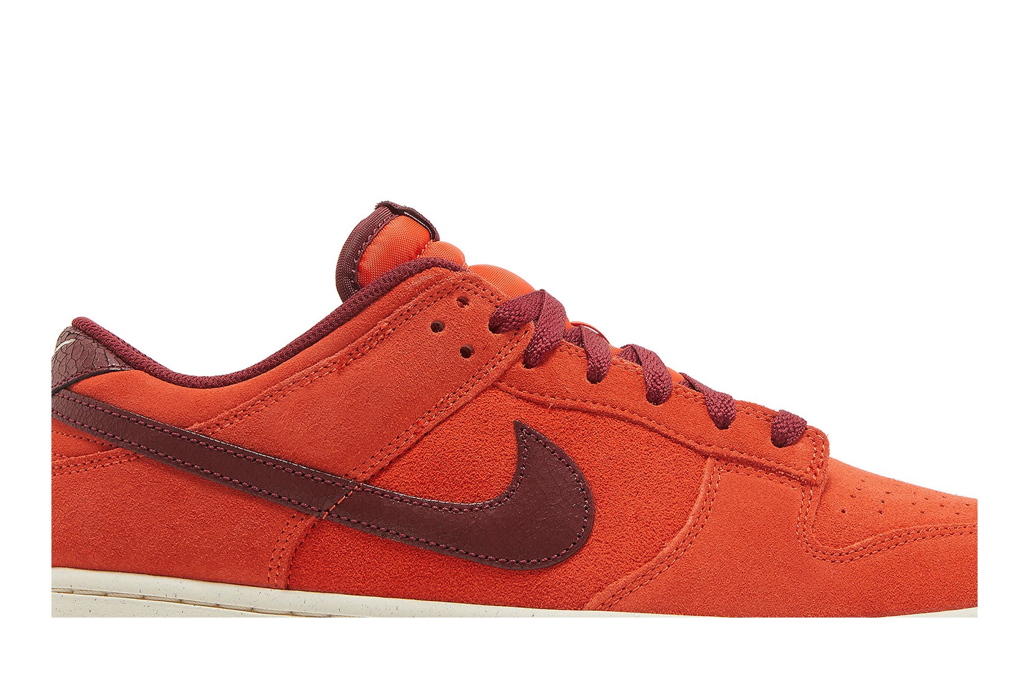 orange suede nike