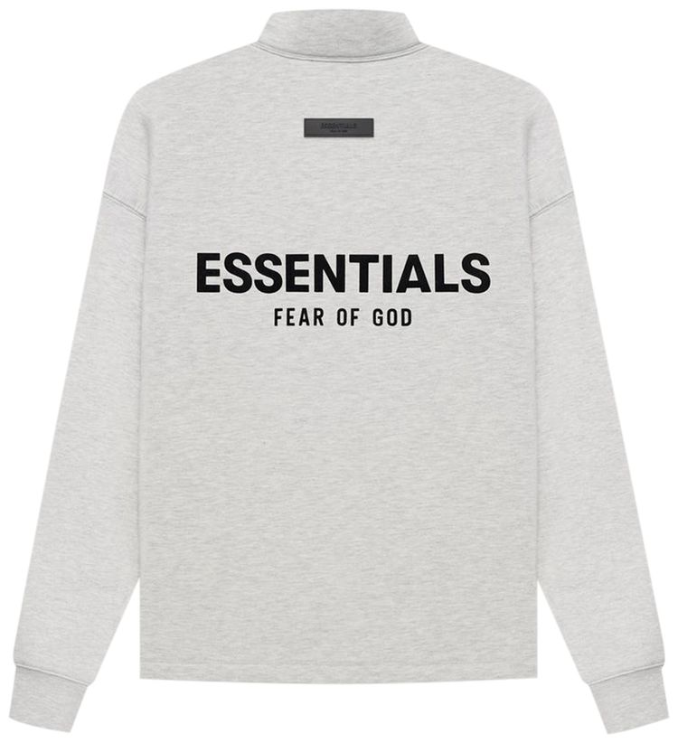 Fear of God Essentials Relaxed Mockneck Light Oatmeal