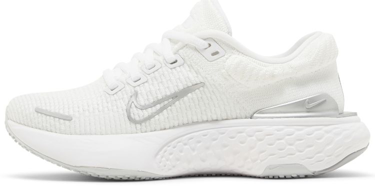 Nike Wmns ZoomX Invincible Run Flyknit 2 White Metallic Silver