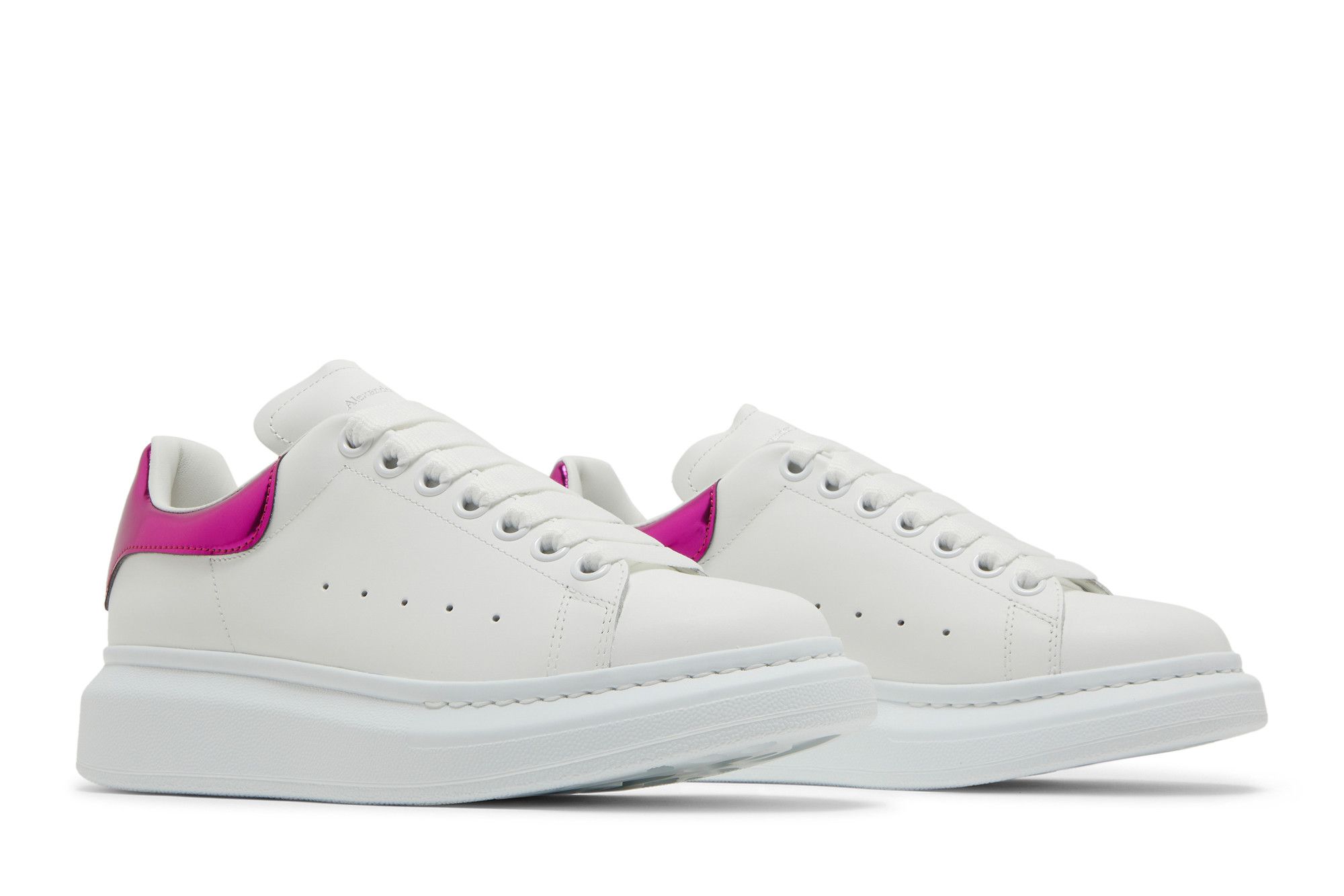 Alexander mcqueen white and pink clearance