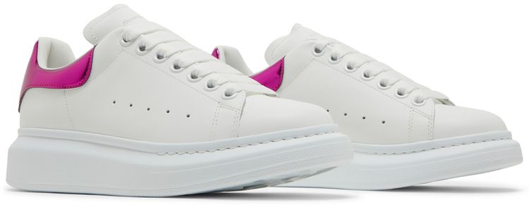 Alexander McQueen Wmns Oversized Sneaker White Printers Pink
