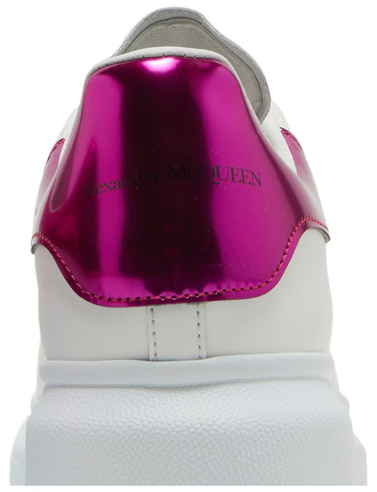 Alexander McQueen Wmns Oversized Sneaker White Printers Pink