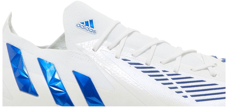 Adidas Predator Edge1 Low FG White Hi Res Blue