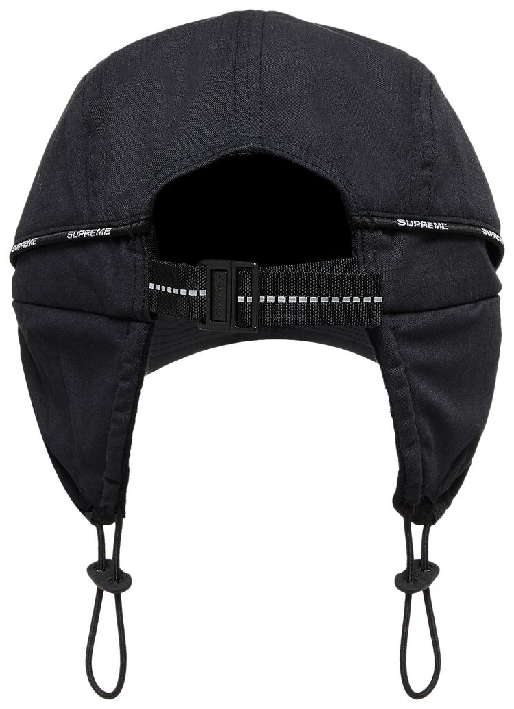 Supreme Packable Ear Flap Camp Cap Black