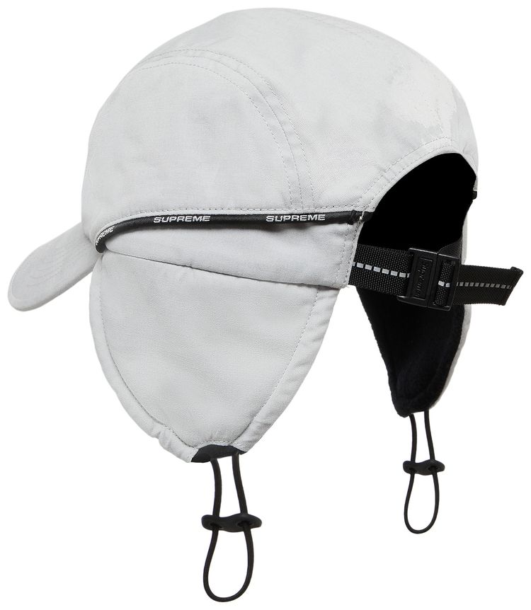 Supreme Packable Ear Flap Camp Cap Grey
