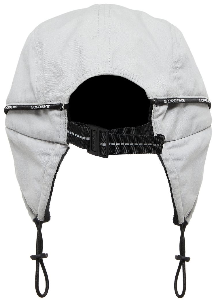 Supreme Packable Ear Flap Camp Cap Grey