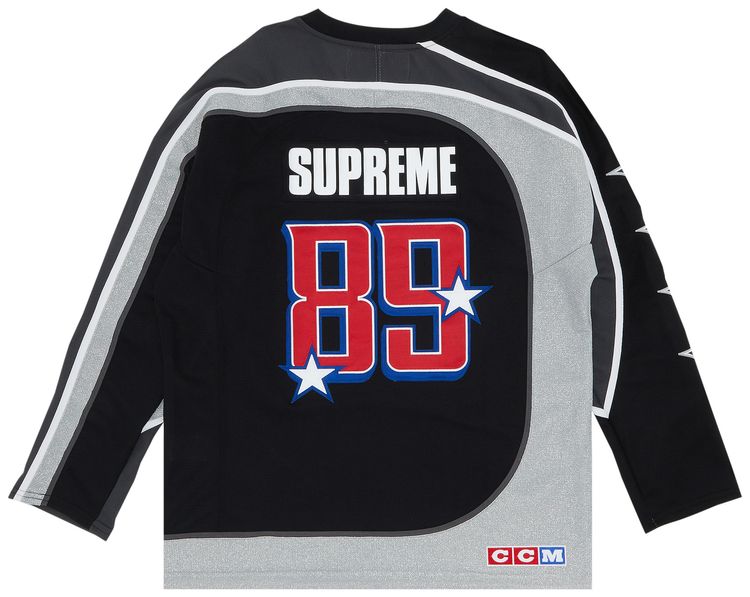 Supreme x CCM All Stars Hockey Jersey Black