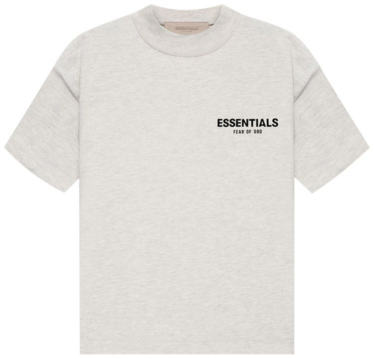 Fear of God Essentials Kids Tee Light Oatmeal