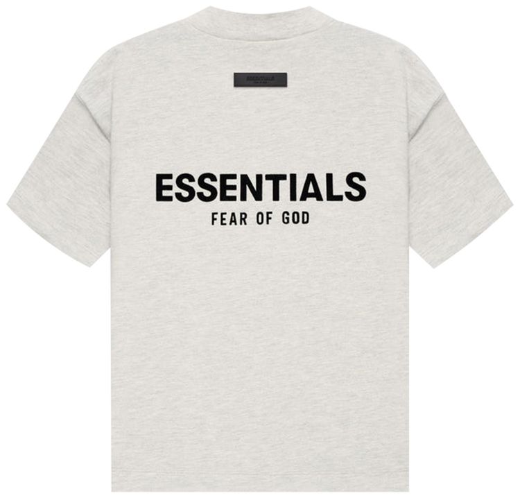 Fear of God Essentials Kids Tee Light Oatmeal