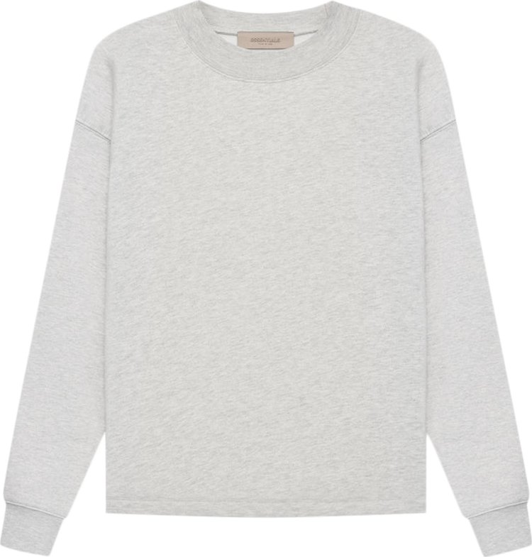 Buy Fear of God Essentials Relaxed Crewneck 'Light Oatmeal ...