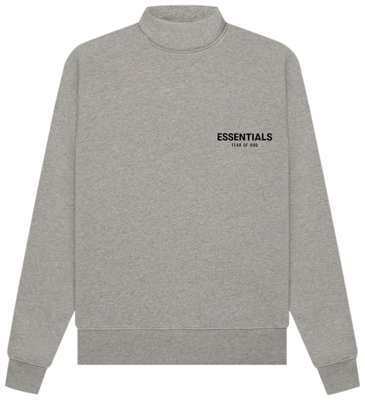 Fear of God Essentials Mockneck Dark Oatmeal