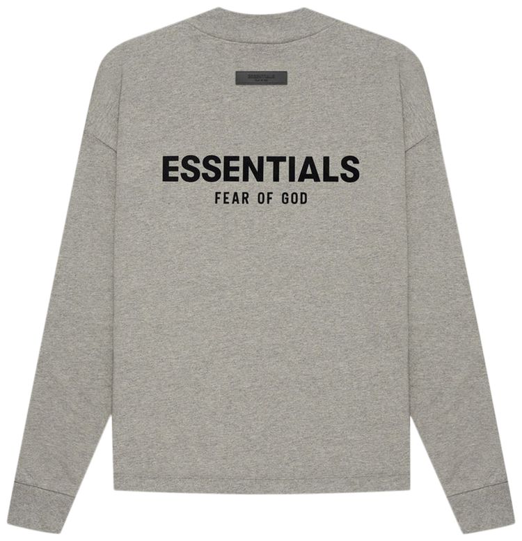 Fear of God Essentials Long Sleeve Tee Dark Oatmeal