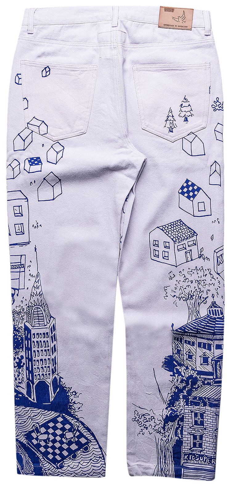 KidSuper Lucy Drawing Pants Purple