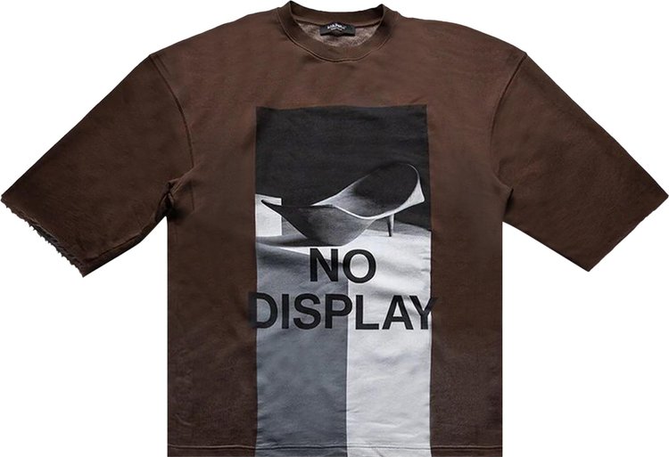 A-Cold-Wall* No Display Oversized T-Shirt 'Brown'