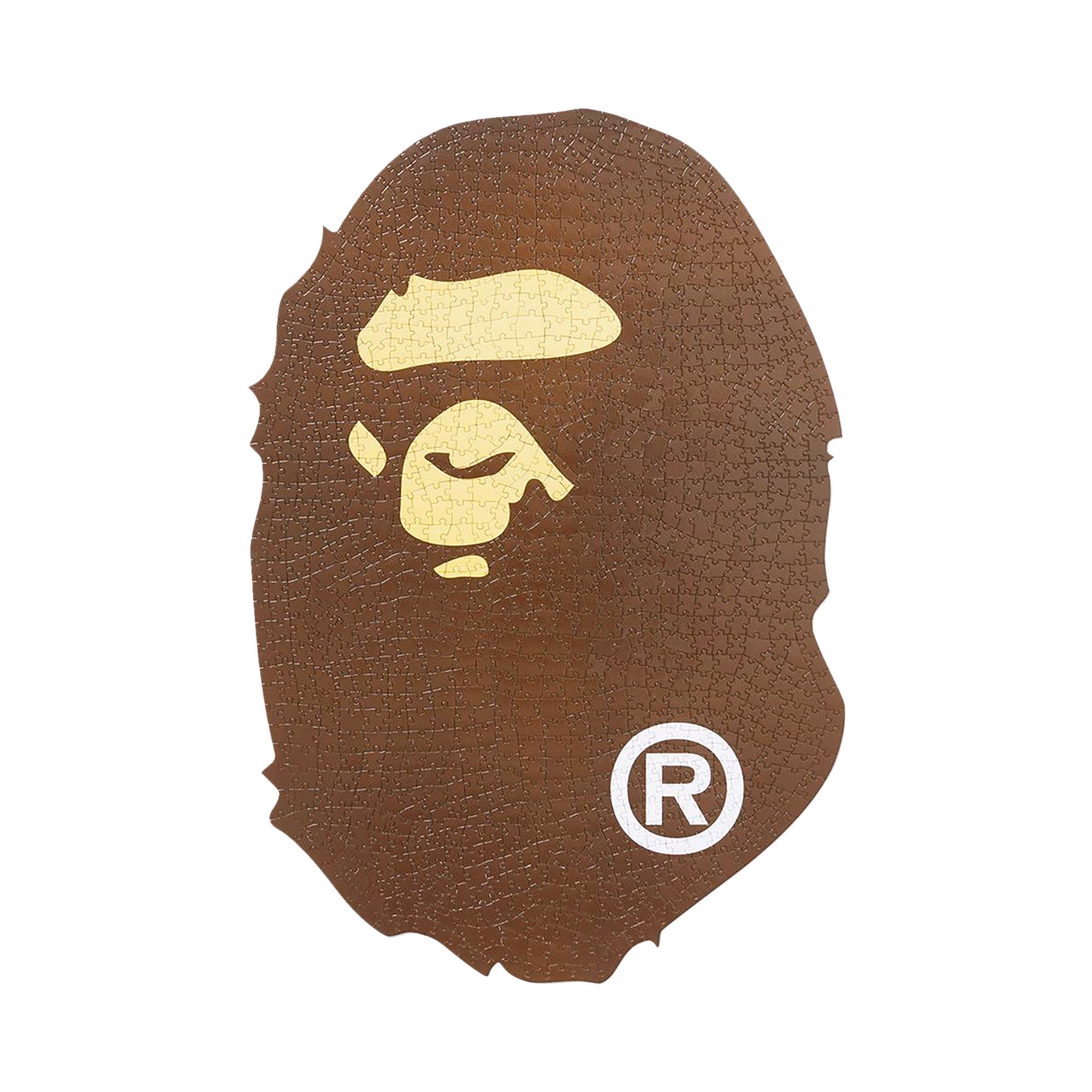 a bathing ape パズル Buy BAPE Ape Head Puzzle 'Brown' - 1H20 182 179 BROWN | GOAT