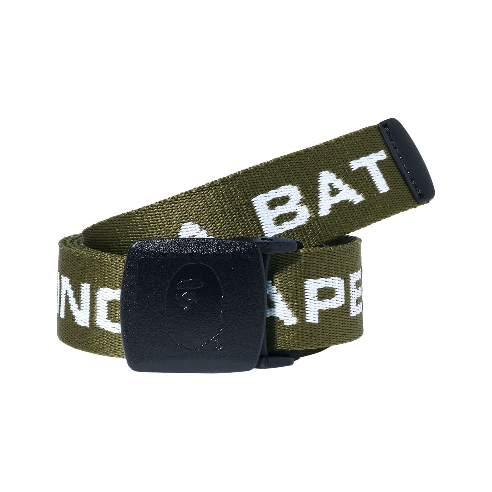 Buy BAPE GI Belt Olive Drab 1I30 188 041 OLIVE DRAB GOAT UK