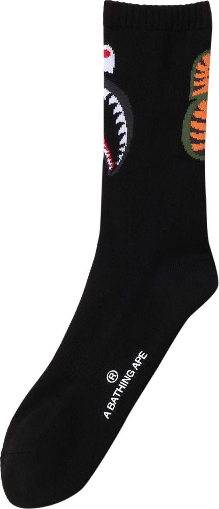BAPE Shark Socks 'Black'