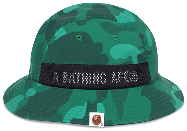 BAPE Color Camo Panel Hat Green