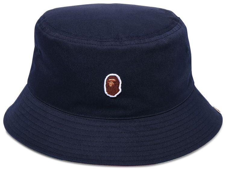 BAPE Classic Logo Reversible Bucket Hat Multicolor