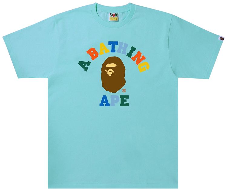 BAPE Colors College Tee Sax