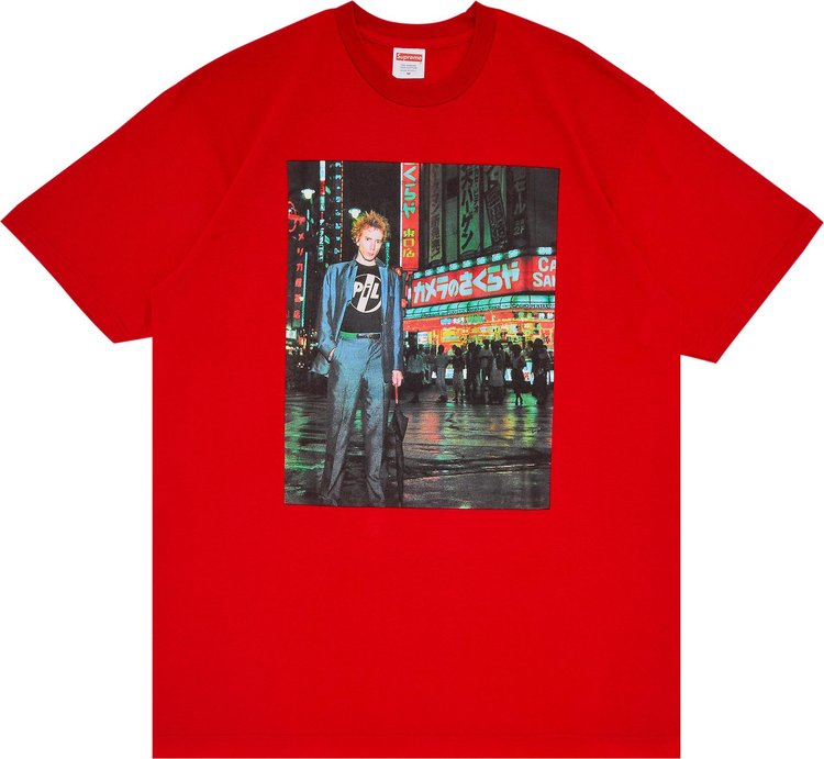 Supreme x PiL Live In Tokyo Tee 'Red'