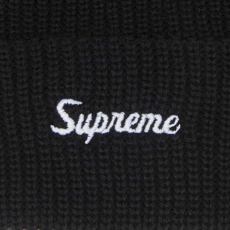 Supreme Loose Gauge Beanie Black