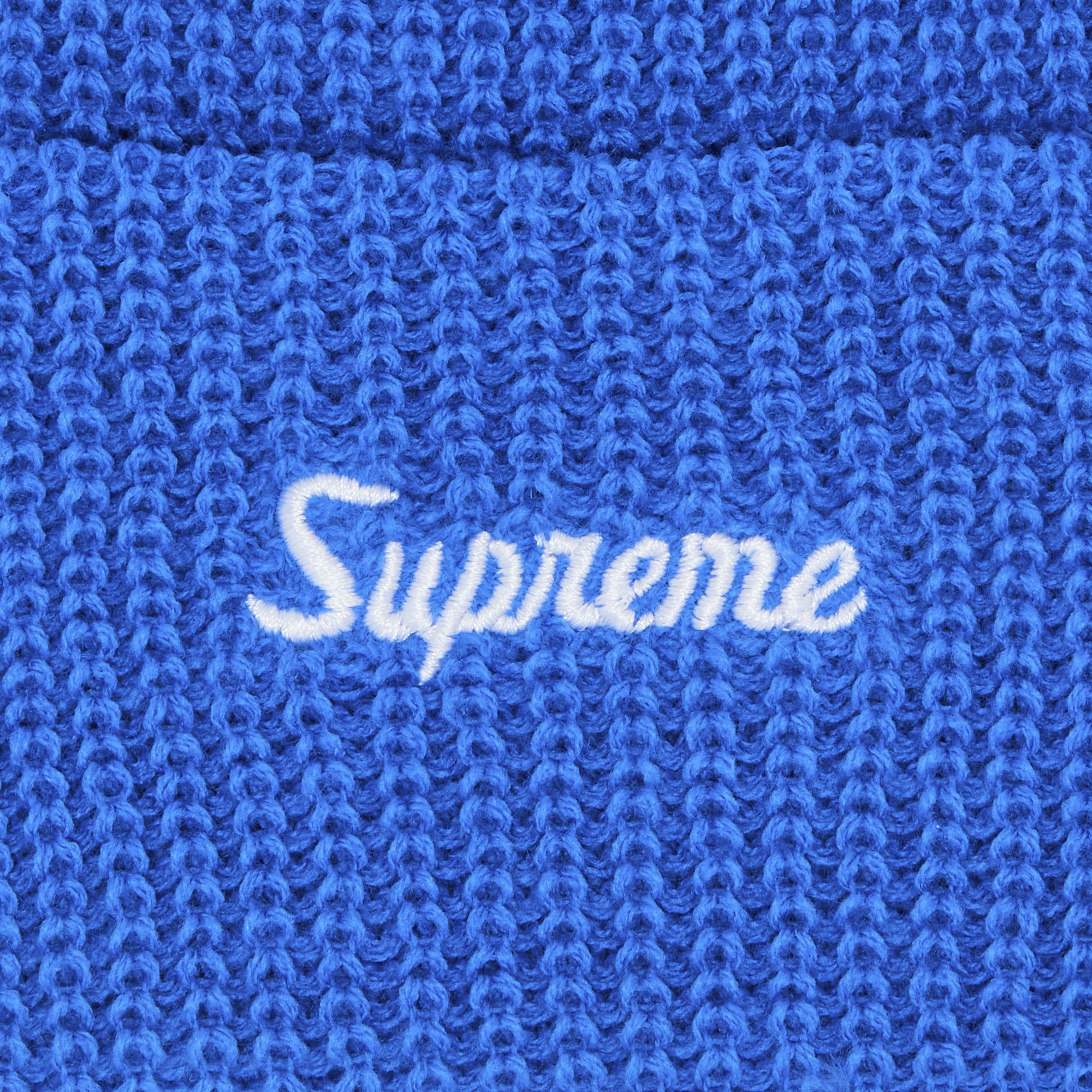 Buy Supreme Loose Gauge Beanie 'Blue' - FW22BN68 BLUE | GOAT